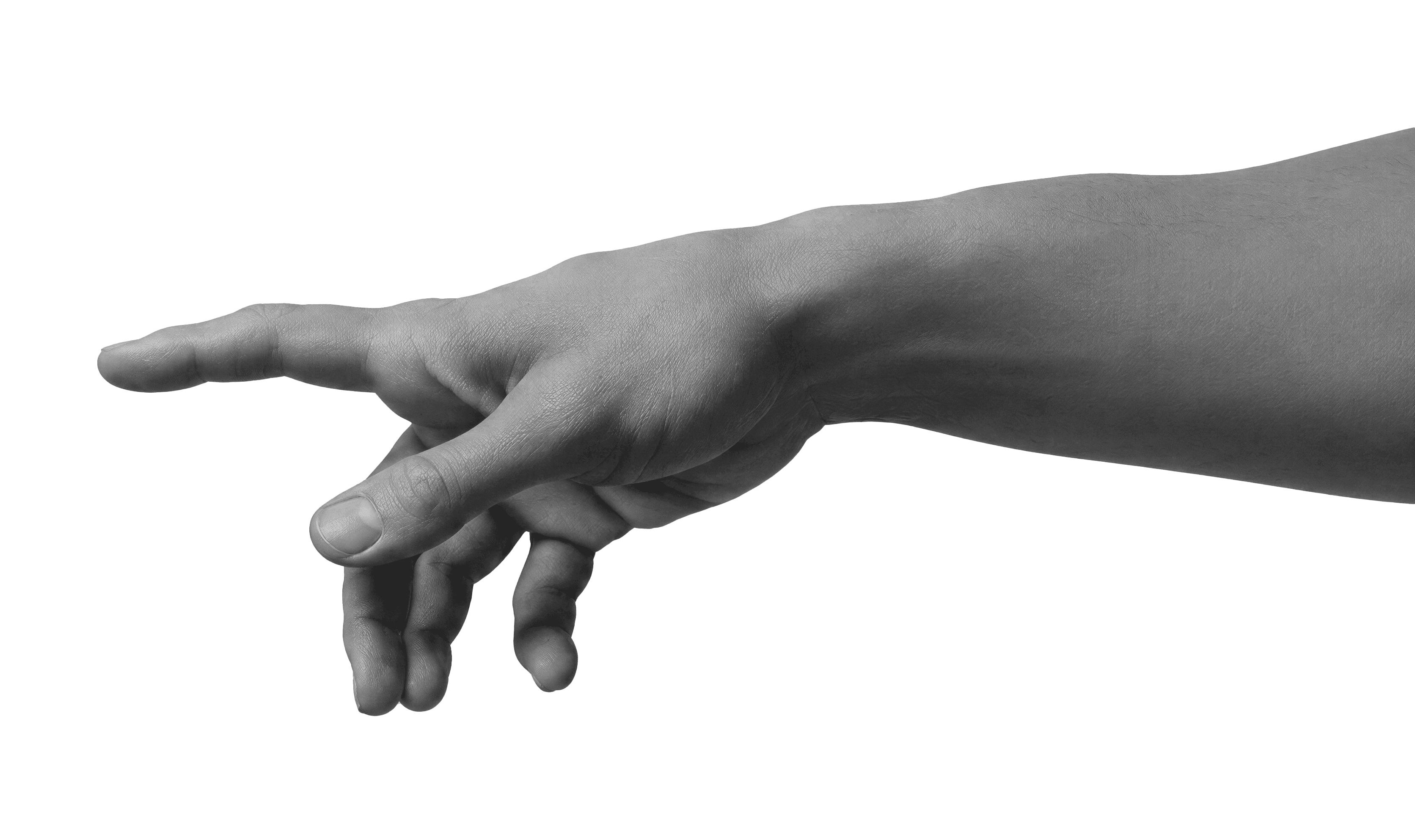 Black And White Hand